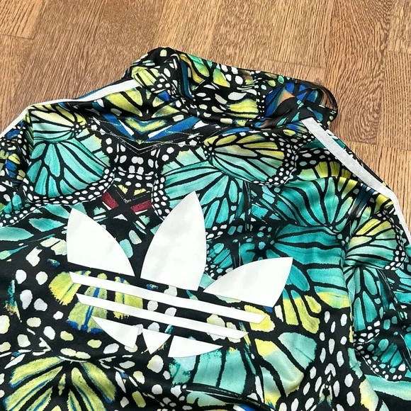 Adidas Farm Rio Firebird Butterfly All Over Print Trefoil Track Jacket Womens S - Picture 6 of 10